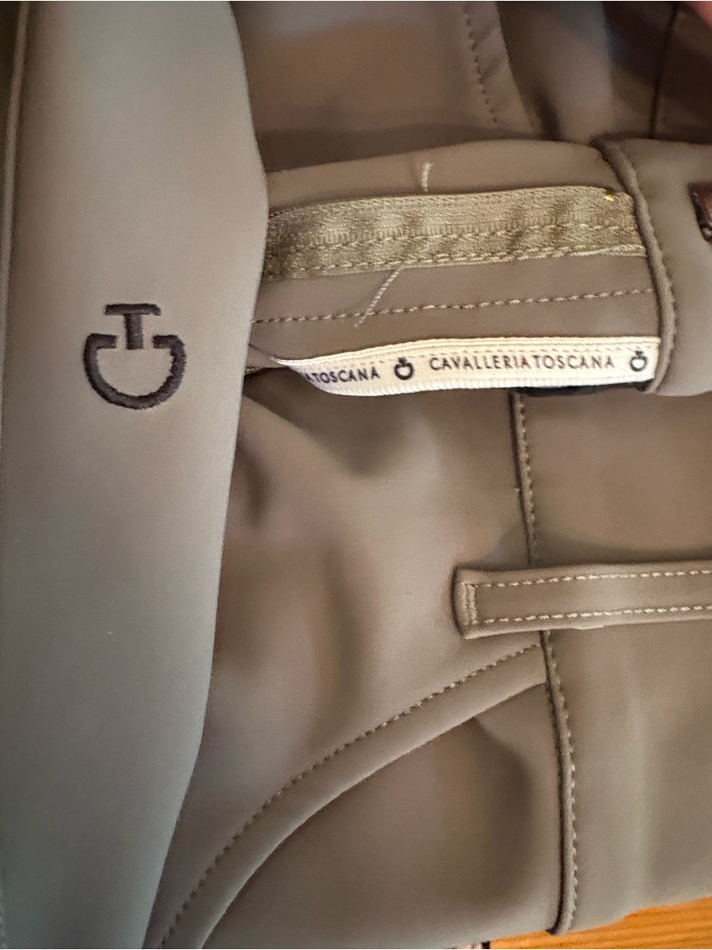 Cavalleria Toscana Like New Knee Patch Gray Breeches